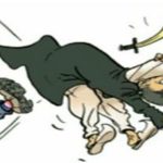 Coup de pied à un islamiste